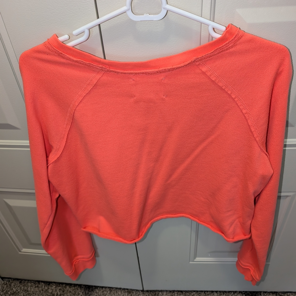 Disney Coral Tinker Bell Crew Neck Sweater - Picture 4 of 4